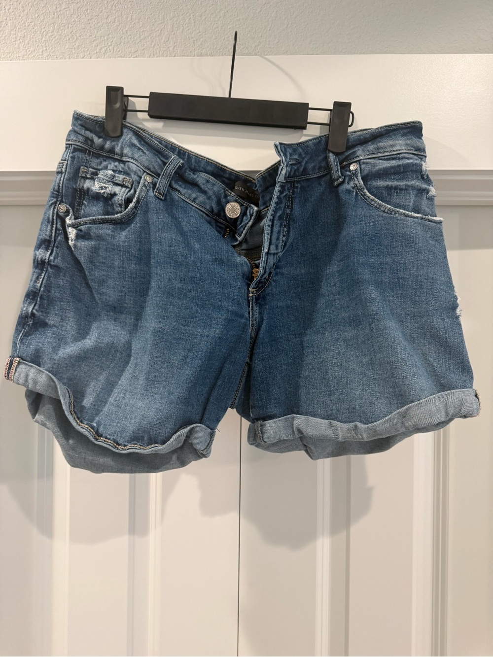 Silver Jeans Blue Rolled Hem Denim Shorts